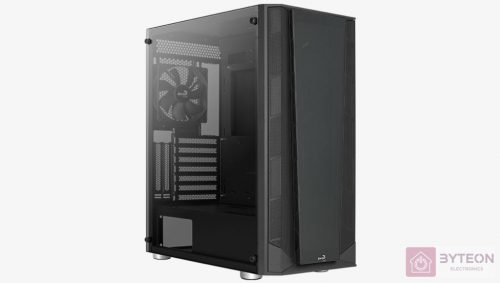 Számítógépház Aerocool Prism v1 ATX Fekete Edzett üveg