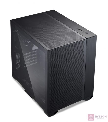 Számítógépház Lian Li PC-O11 Air Mini ATX Fekete Edzett üveg