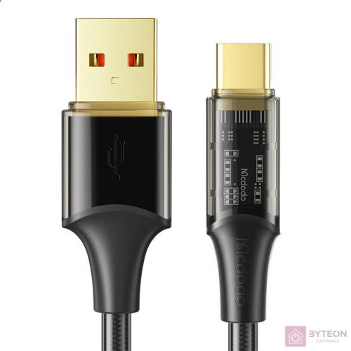 USB to USB-C cable, Mcdodo CA-2090, 6A, 1.2m (black)