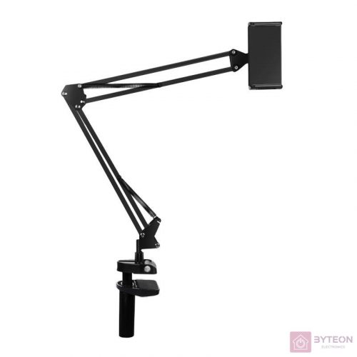 Puluz desk stand with phone/tablet holder (black)