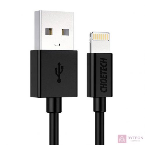 USB to Lightning cable Choetech IP0026,1.2m (black)