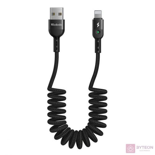 USB to Lightning Cable, Mcdodo CA-6410, Spring, 1.8m (Black)