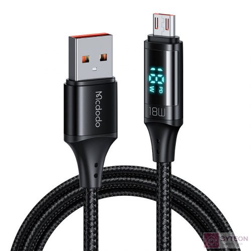 Mcdodo CA-1070 USB to Micro USB cable, 3A, 1.2m (black)