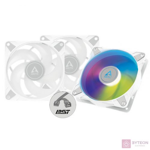 Arctic P12 PWM PST A-RGB 0dB Value Pack (3 pcs) White