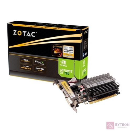 Zotac GeForce GT730 4GB DDR3 Zone Edition LP