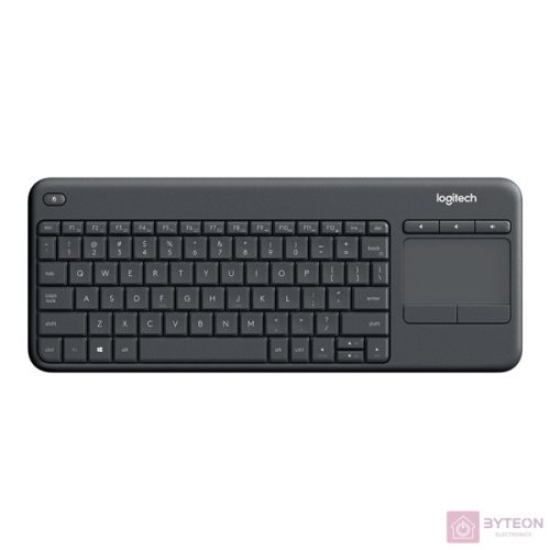 Logitech K400 Plus Touch (ENG, Vez.nélküli) - Fekete