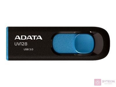 Adata UV128 64GB (USB3.0) - Fekete/Kék