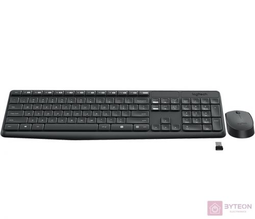 Logitech MK235 (HU, Vez.nélküli) - Fekete