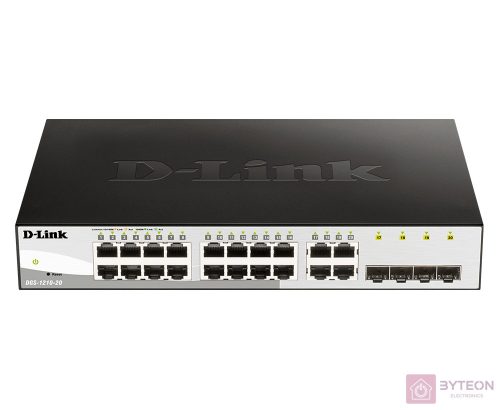 D-LINK SWITCH SMART 16-PORT GIGABIT WITH 4XSFP/RJ45 INTERF