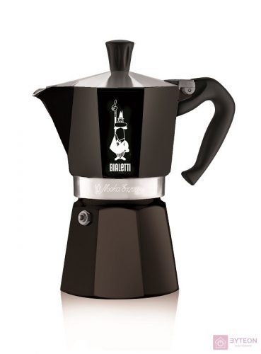 Bialetti Moka Express 6 személyes kotyogós kávéfőző - Fekete