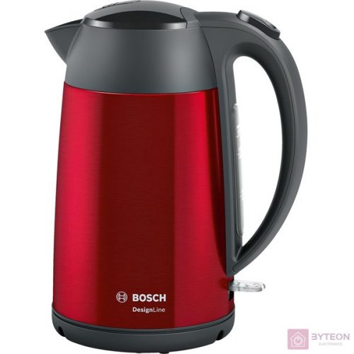 Bosch DesignLine 1,7L Vízforraló - Piros