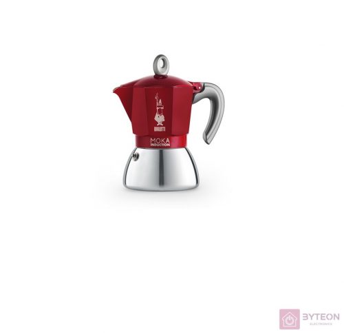 Bialetti Moka 6946 6 adagos indukciós kotyogós kávéfőző - Piros