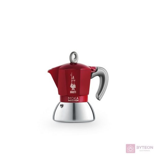 Bialetti Moka 6942 2 adagos indukciós kotyogós kávéfőző - Piros