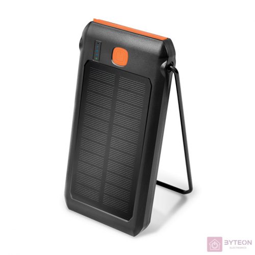 Logilink PA0273 Solar Power Bank 10000mAh Fekete