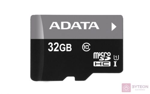 ADATA microSDHC 32GB Premier (Class10, UHS-I U1) adapterrel