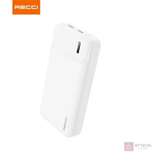 Recci RPB-N17 Power Bank 20000mAh - Fehér