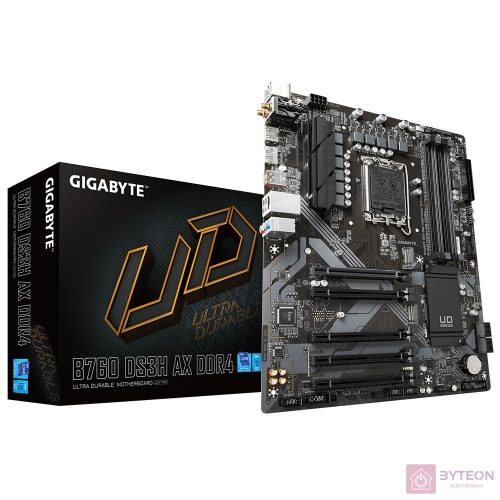 Gigabyte B760 DS3H AX DDR4 Alaplap