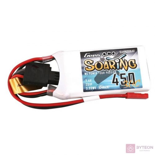 Akkumulátor Gens ace G-Tech Soaring 450mAh 7,4V 30C 2S1P JST-SYP