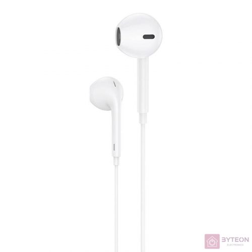 Inclined in-ear remote earphones Foneng EP100 (white)