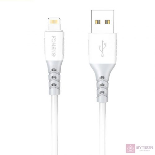 USB to Lightning Cable Foneng X66, 20W, 3A, 1m (white)