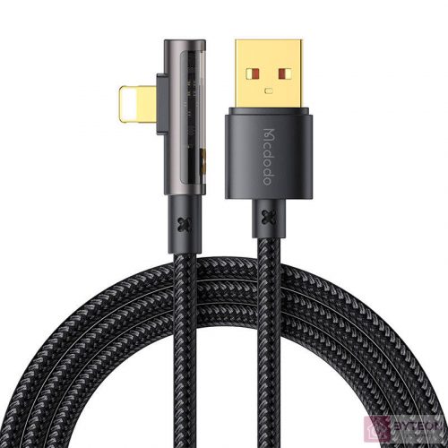 USB to lightning prism 90 degree cable Mcdodo CA-3511, 1.8m (black)