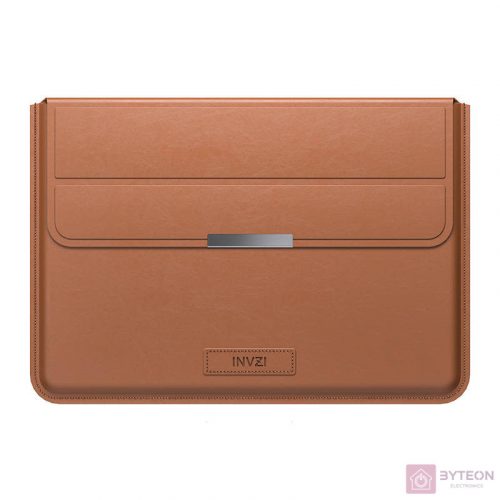 INVZI Leather Case / Cover with Stand Function for MacBook Pro/Air 13"/14" (Brown)