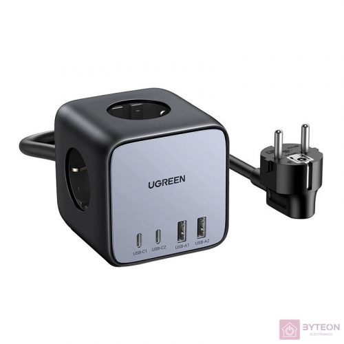 Power Strip Cube EU UGREEN CD268, 65W, 1.8m (black)