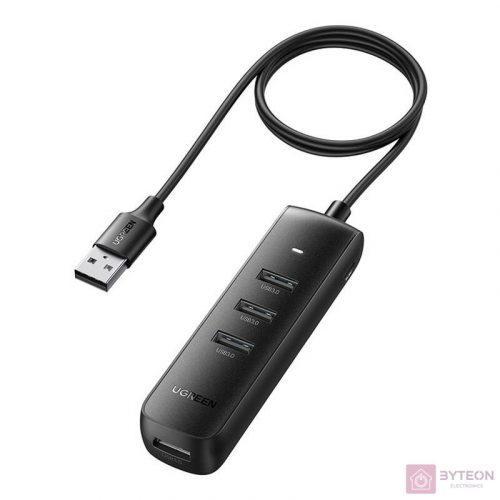 UGREEN CM416 4 az 1-ben USB-4x USB adapter 1m (fekete)