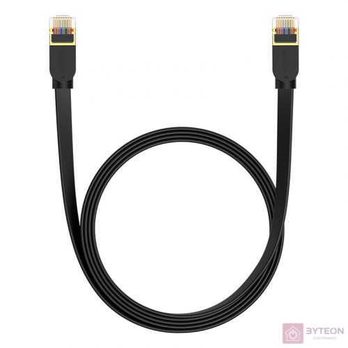 Baseus Cat 7 UTP Ethernet RJ45 Cable Flat 2 m black