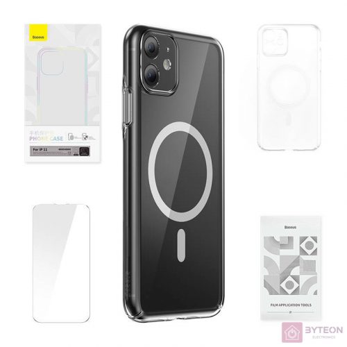 Phone case Baseus Magnetic Crystal Clear for iPhone 11 (transparent)