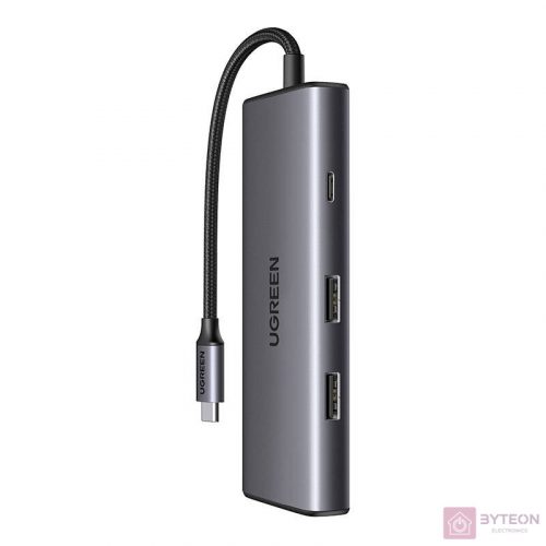 7-in-1 Adapter UGREEN CM498 AUSB-C to 2x USB-A 3.2, USB-C 3.2, SD/TF, PD