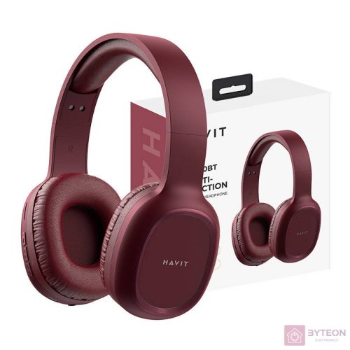 Havit H2590BT PRO Wireless Bluetooth headphones (red)