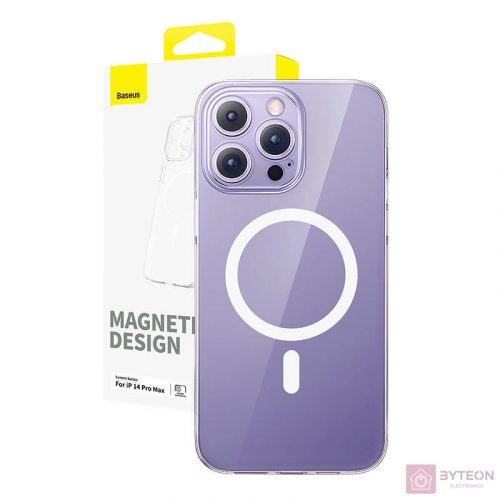 Magnetic Phone Case for iP 14 Pro Max Baseus OS-Lucent Series (Clear)