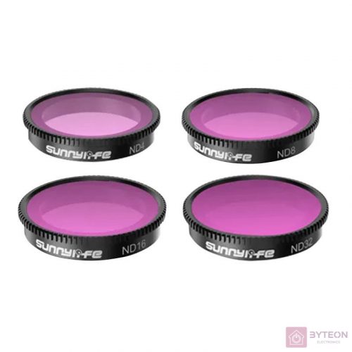 Set of 4 filters ND4+ND8+ND16+ND32 Sunnylife for Insta360 GO 3/2