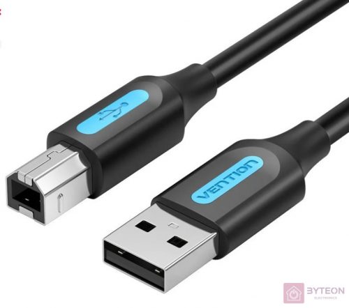 Cable USB 2.0 A to B Vention COQBI 3m (black)