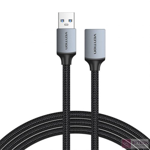 Extension Cable USB 3.0, male USB to female USB-A, Vention 2m (Black)