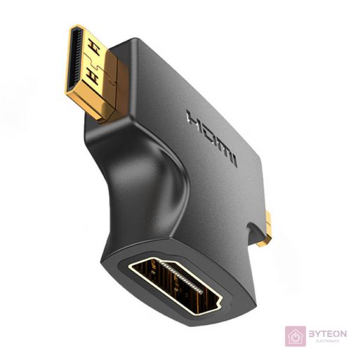 HDMI - Mini/Micro HDMI Adapter 2in1 Vention AGFB0 (Black)