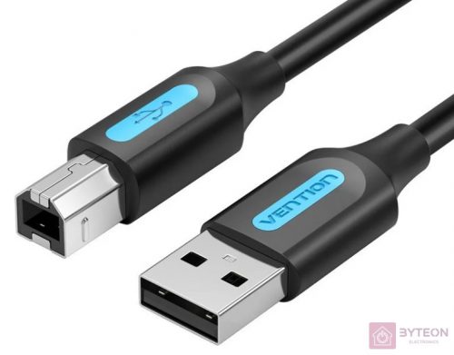 Cable USB 2.0 A to B Vention COQBD 2m (black)