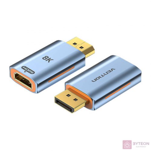 HDMI female - Display Port male adapter Vention HFMH0 8K (blue)