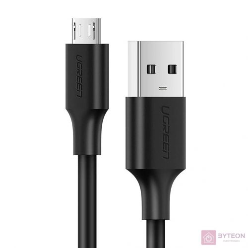 USB-Mikro USB kábel UGREEN QC 3.0 2.4A 0.5m (fekete)