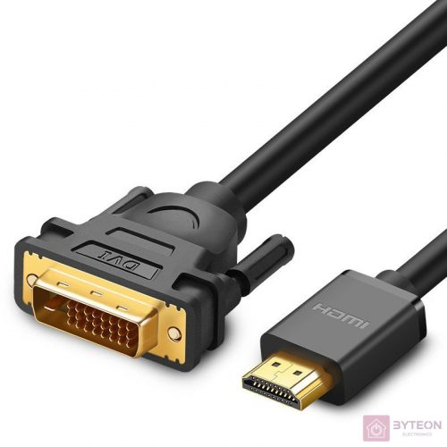 UGREEN HD106 HDMI - DVI kábel, 3m (fekete)