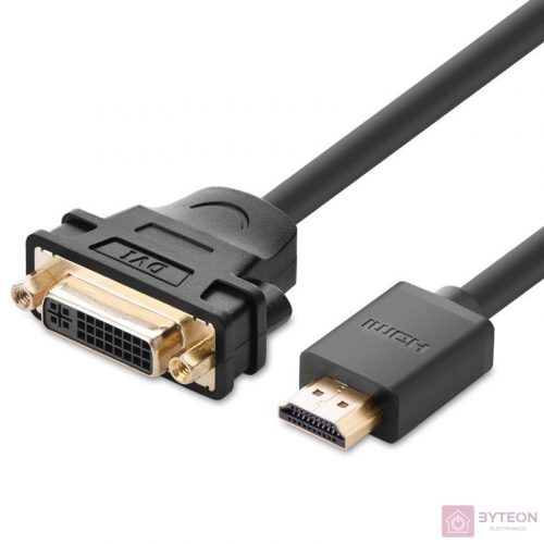 Adapter UGREEN HDMI male to VGA female, 22cm (black)