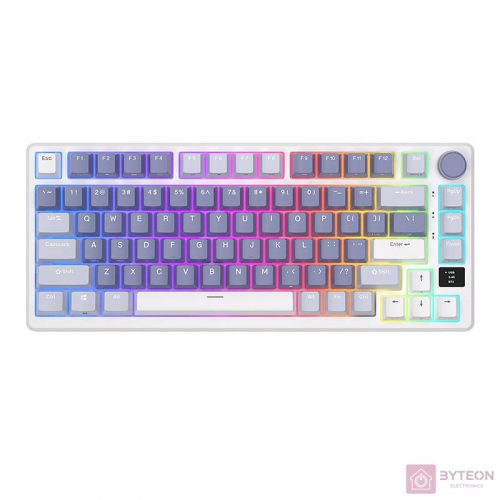 Mechanical keyboard Royal Kludge RKM75 RGB, Silver switch (blue)