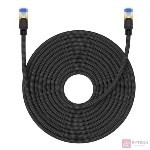 Braided network cable cat.7 Baseus Ethernet RJ45, 10Gbps, 20m (black)