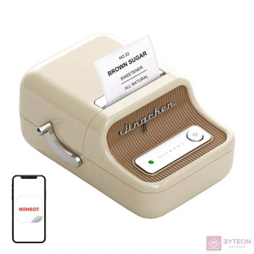 Portable Label Printer Niimbot B21 (Cream)