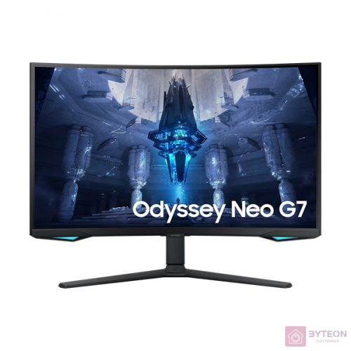 Samsung 32" LS32BG750NPXEN UHD 165Hz HDMI/DP ívelt kijelzős gamer monitor