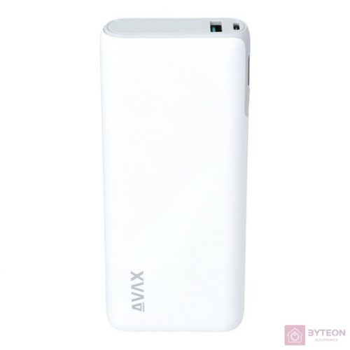 AVAX PB202W VITALITY 20000mAh Type C/PD 65W+QC18W gyorstöltő fehér powerbank