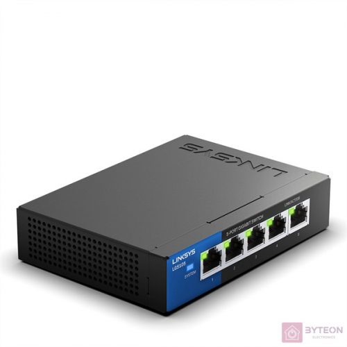 Linksys SMB LGS105 5port 10/100/1000Mbps LAN nem menedzselhető asztali Switch