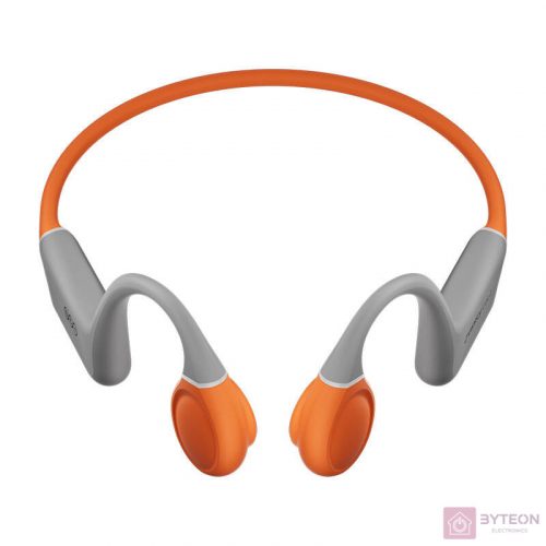 Earphones QCY T25 (grey+ orange)