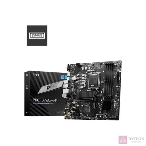 MSI PRO B760M-P Intel B760 LGA1700 mATX alaplap